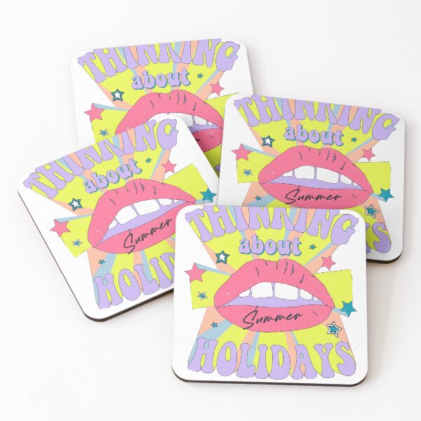 Item preview, Thinking About Summer Holidays Retro Lips Groovy Graphic T-Shirt designed and sold by Atique Creations.
