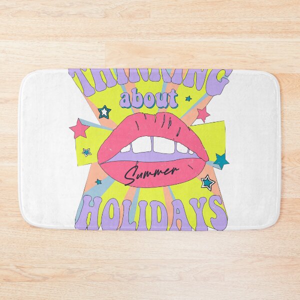 Item preview, Thinking About Summer Holidays Retro Lips Groovy Graphic T-Shirt designed and sold by Atique Creations.