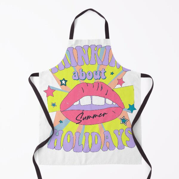 Item preview, Thinking About Summer Holidays Retro Lips Groovy Graphic T-Shirt designed and sold by Atique Creations.