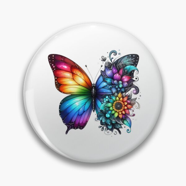 Item preview, Rainbow Bloom Butterfly designed and sold by EvaKlein68.