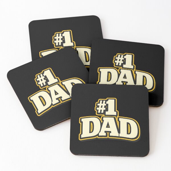 Item preview, #1 Dad Number One Father’s Day Gift Classic Retro Dad Shirt designed and sold by Fangtasia77.