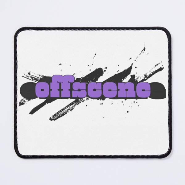 Item preview, Offscene Purple Retro Typography Design designed and sold by Zingrr.