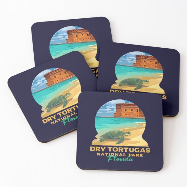 Item preview, Dry Tortugas National Park Florida Vintage Poster designed and sold by LinaValearte.
