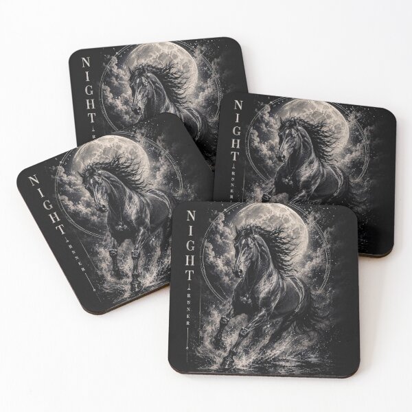 Item preview, Night Runner – Horse in the Moonlight designed and sold by thirtyonestars.