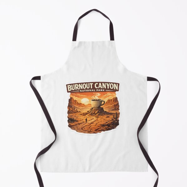 Item preview, Burnout Canyon National Park Sticker | Funny Coffee Lover Vintage Travel Poster | Burnout Humor Gift designed and sold by MrDev.
