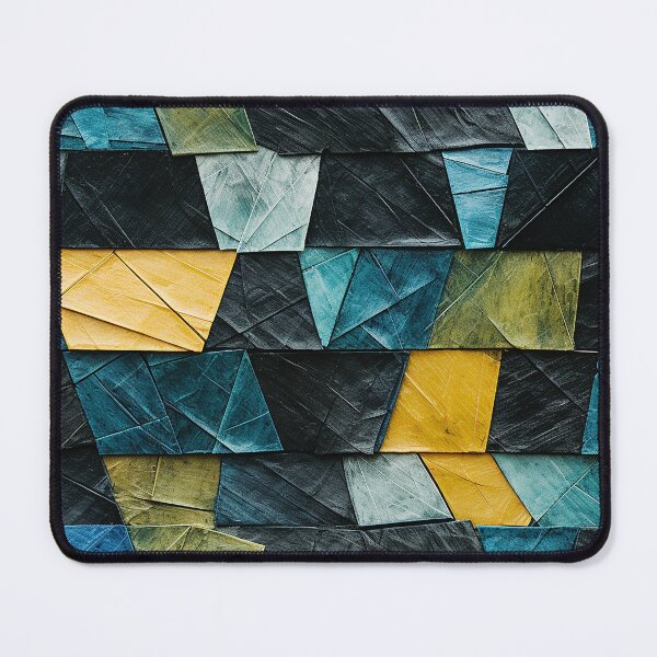 Item preview, Geometric Teal Paper Tile Seamless Photo Texture designed and sold by DigitaICraft.