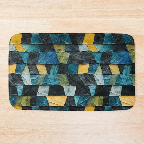 Item preview, Geometric Teal Paper Tile Seamless Photo Texture designed and sold by DigitaICraft.