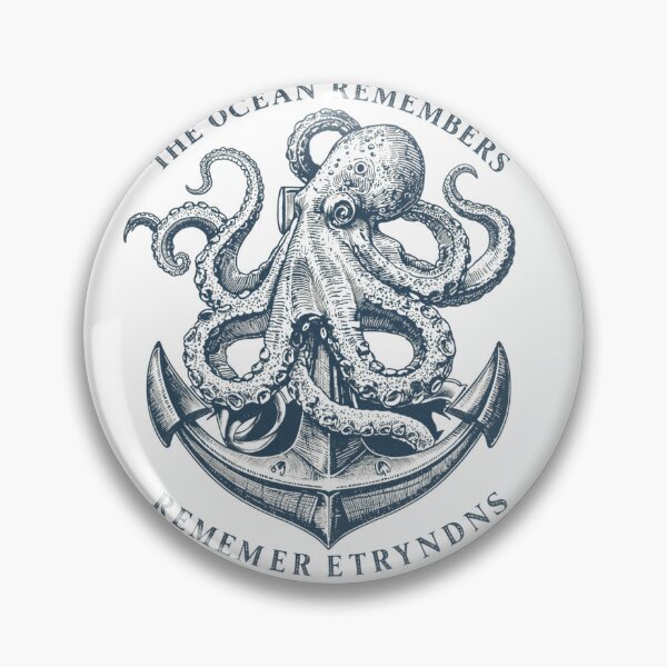 Item preview, Widows Bay The Ocean Remembers Everything | Vintage Octopus Nautical T-Shirt designed and sold by Vvmd.