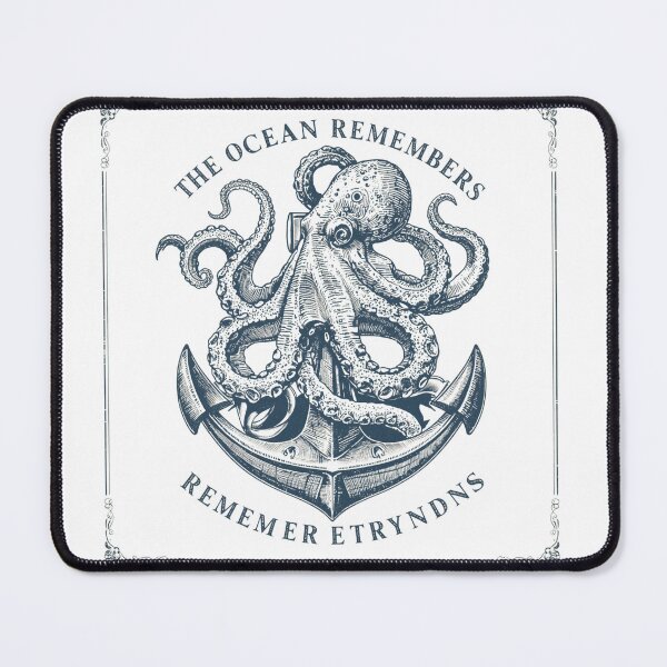 Item preview, Widows Bay The Ocean Remembers Everything | Vintage Octopus Nautical T-Shirt designed and sold by Vvmd.