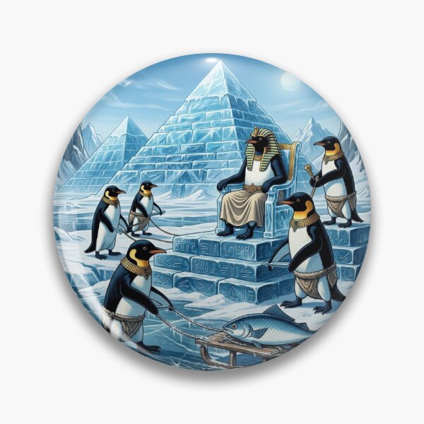Item preview, Penguin Pharaoh – Ice Pyramid Kingdom designed and sold by Dogandesighn.