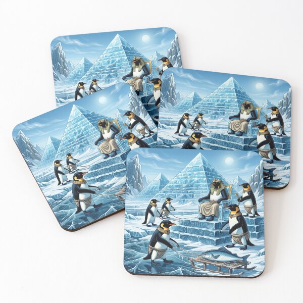 Item preview, Penguin Pharaoh – Ice Pyramid Kingdom designed and sold by Dogandesighn.