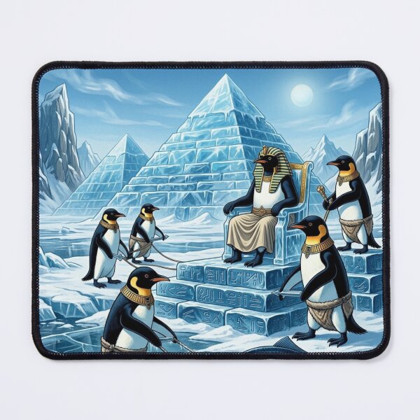 Item preview, Penguin Pharaoh – Ice Pyramid Kingdom designed and sold by Dogandesighn.