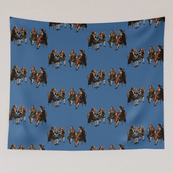 Item preview, The Classical String Quartet - Vintage Oil Painting Harmony designed and sold by DoReMiStudio.