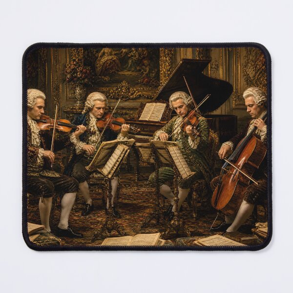 Item preview, The Classical String Quartet - Vintage Oil Painting Harmony designed and sold by DoReMiStudio.