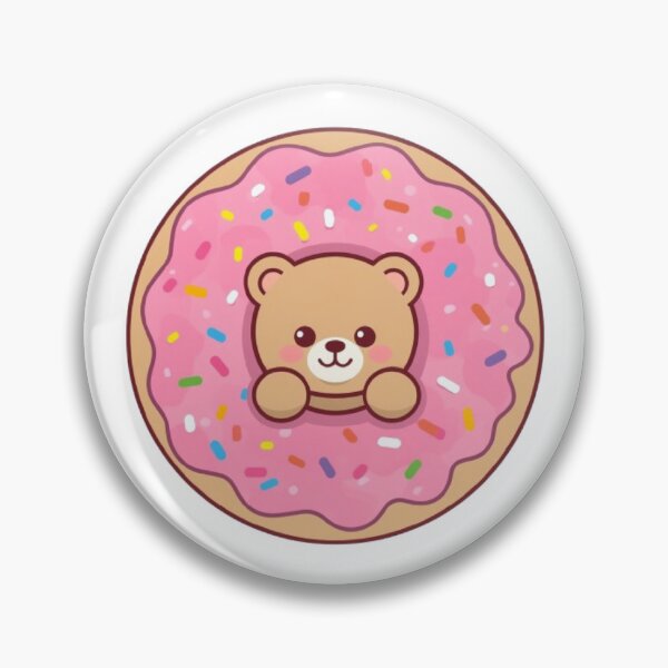 Item preview, Donut Bear Kawaii Sticker designed and sold by Stylestickers55.