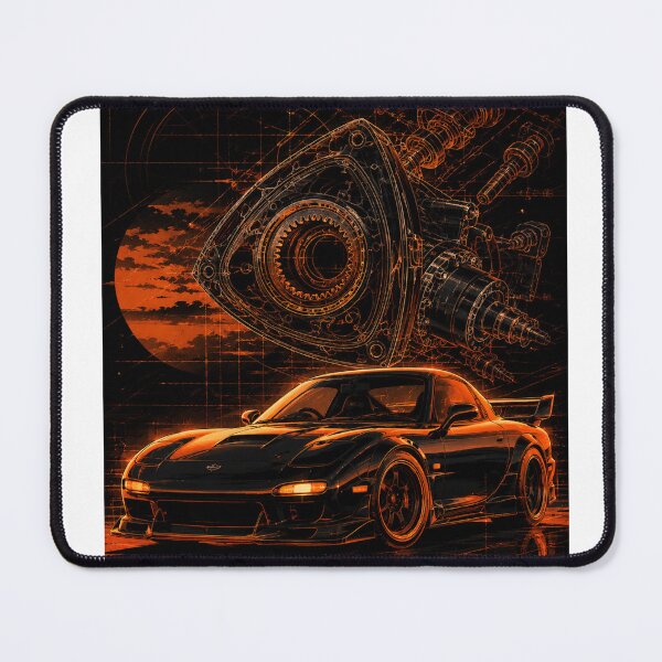 Item preview, orange wankel rotary designed and sold by Traceursniper.