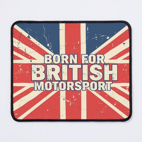 Item preview,   Born For British Motorsport Vintage Distressed Flag  designed and sold by Tama-sirth.