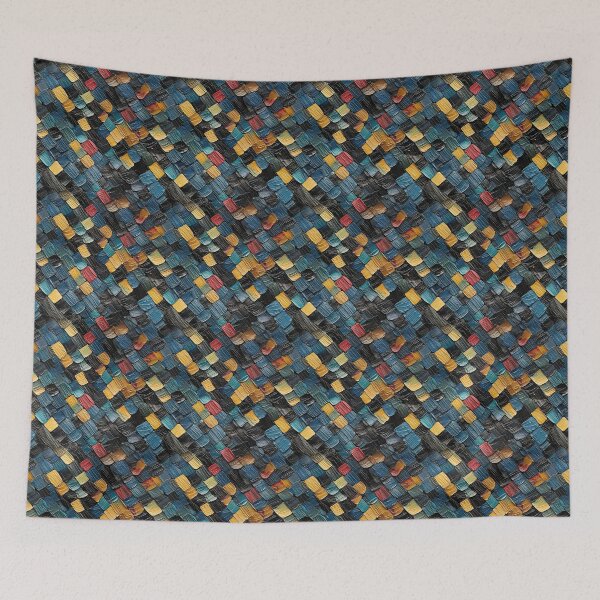 Item preview, Ribbed Plastic Block Diagonal Weave Seamless Photo Texture designed and sold by DigitaICraft.