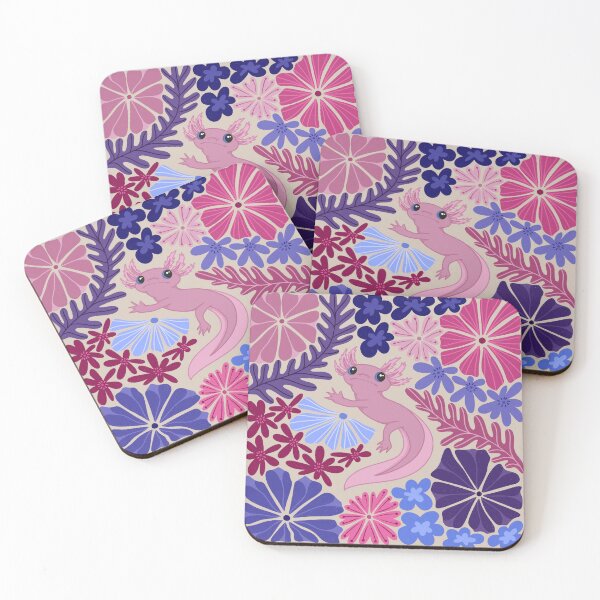 Item preview, Axolotl - Omnisexual Flag PRINT designed and sold by HannahReeStudio.