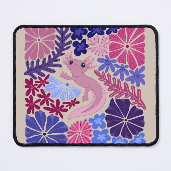 Item preview, Axolotl - Omnisexual Flag PRINT designed and sold by HannahReeStudio.