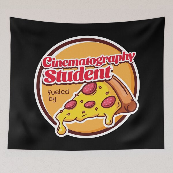 Item preview, Cinematography Student Fueled By Pizza designed and sold by MaryAller.