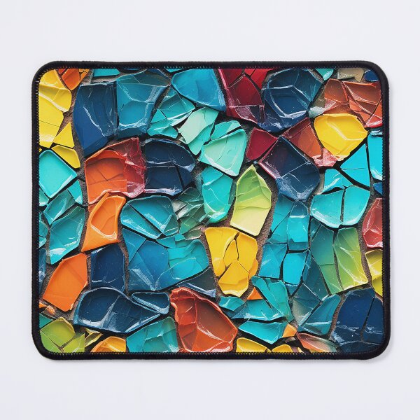 Item preview, Bold Plastic Shard Mosaic Seamless Photo Texture designed and sold by DigitaICraft.