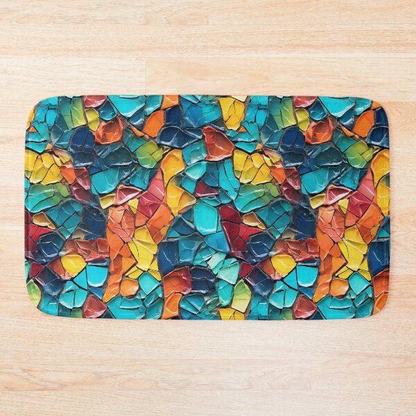 Item preview, Bold Plastic Shard Mosaic Seamless Photo Texture designed and sold by DigitaICraft.