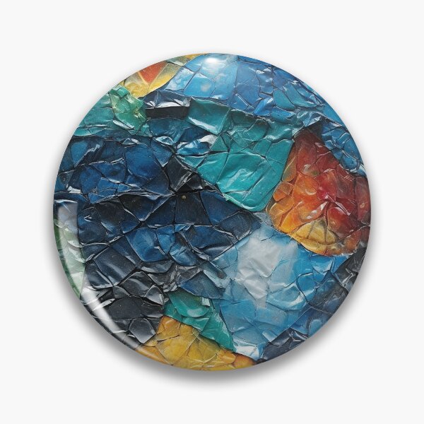 Item preview, Dark Blue Plastic Chunk Mosaic Seamless Photo Texture designed and sold by DigitaICraft.