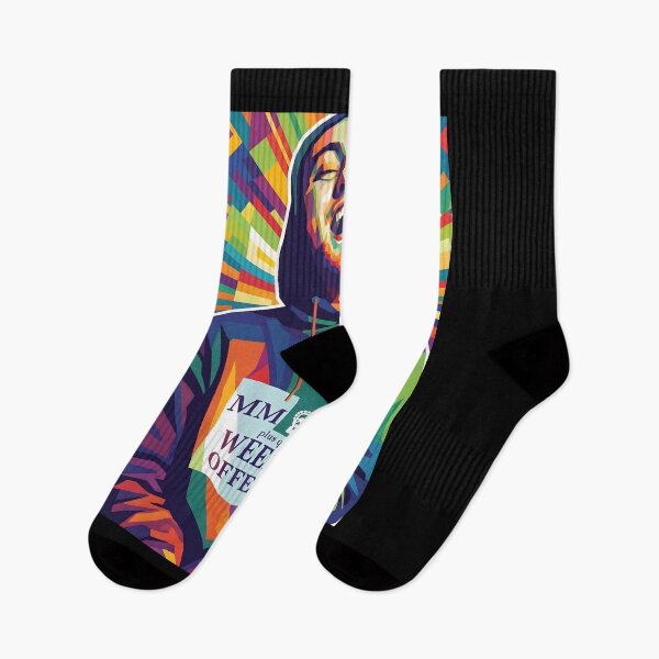 Aperçu de l'œuvre Mac Miller WPAP créée et vendue par fiverofthebox.