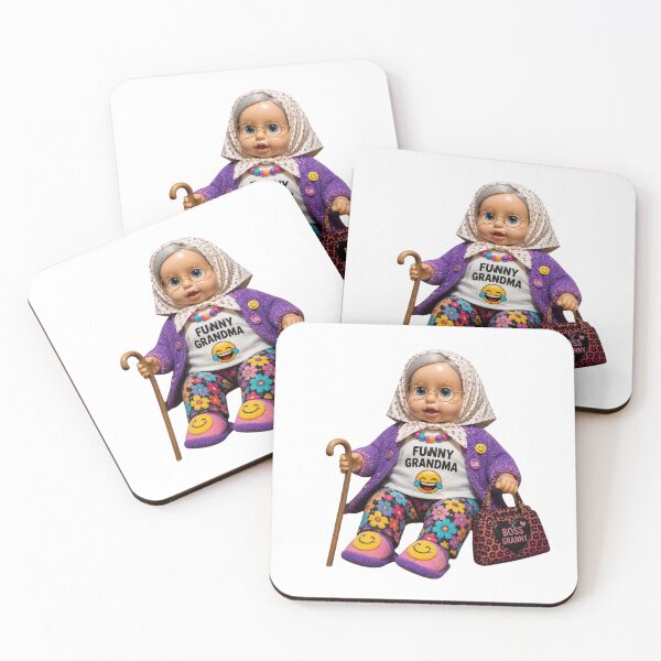 Item preview, Funny Grandma Boss Granny Cute Sticker designed and sold by smartprintuk.