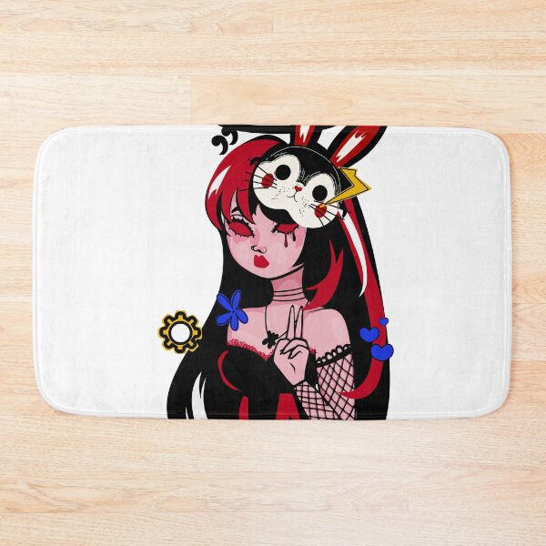 Item preview, Girl With the Bunny Mask designed and sold by VOKED.