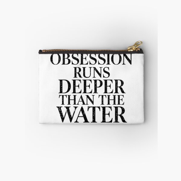 Item preview, Obsession Runs Deeper Than The Water | Widows Bay Coastal Mystery Typography T-Shirt designed and sold by Vvmd.