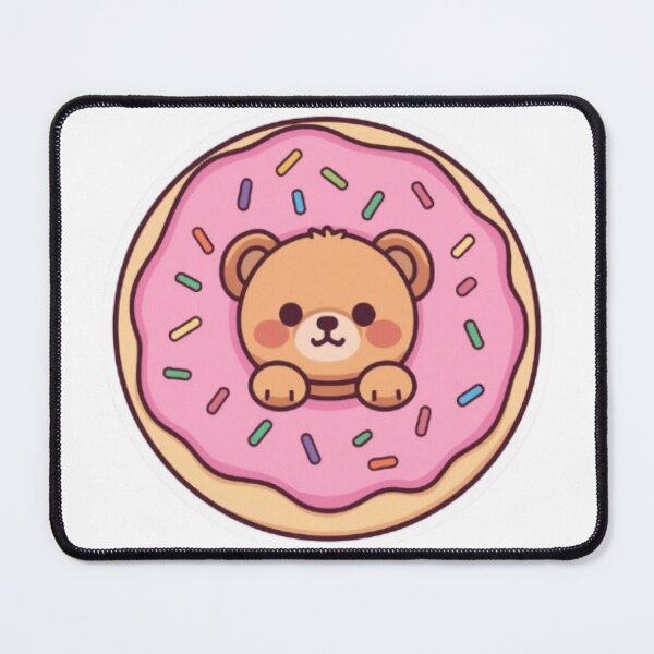 Item preview, Donut Bear Kawaii Sticker designed and sold by Stylestickers55.