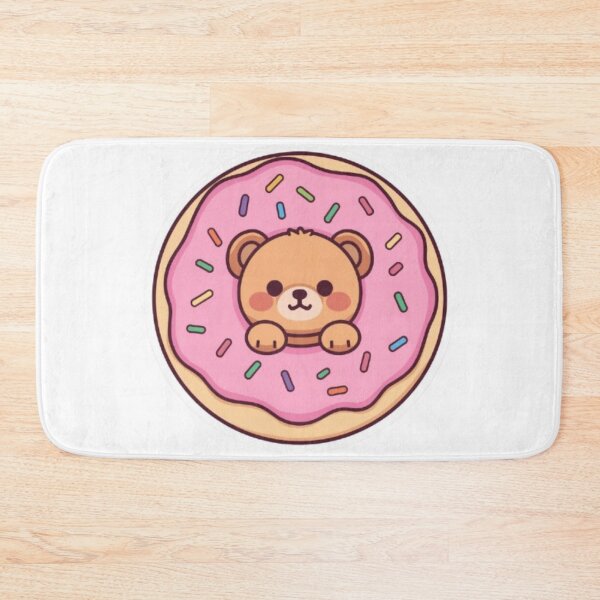 Item preview, Donut Bear Kawaii Sticker designed and sold by Stylestickers55.
