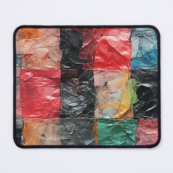 Item preview, Crumpled Plastic Block Grid Seamless Photo Texture designed and sold by DigitaICraft.