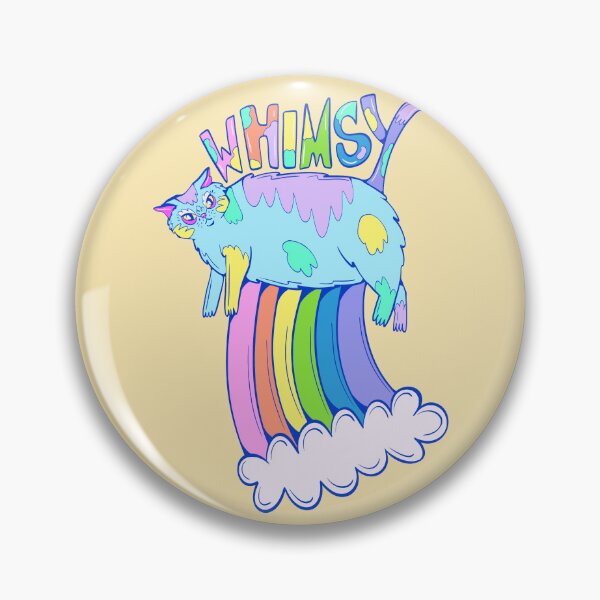 Item preview, whimsy rainbow cat designed and sold by crestfallenmermaid.