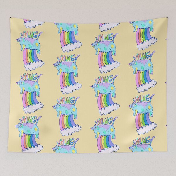 Item preview, whimsy rainbow cat designed and sold by crestfallenmermaid.