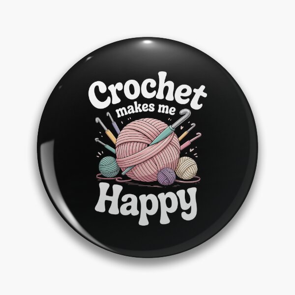 Item preview, Crochet makes me happy designed and sold by jkrphoto.