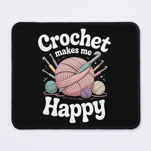 Item preview, Crochet makes me happy designed and sold by jkrphoto.