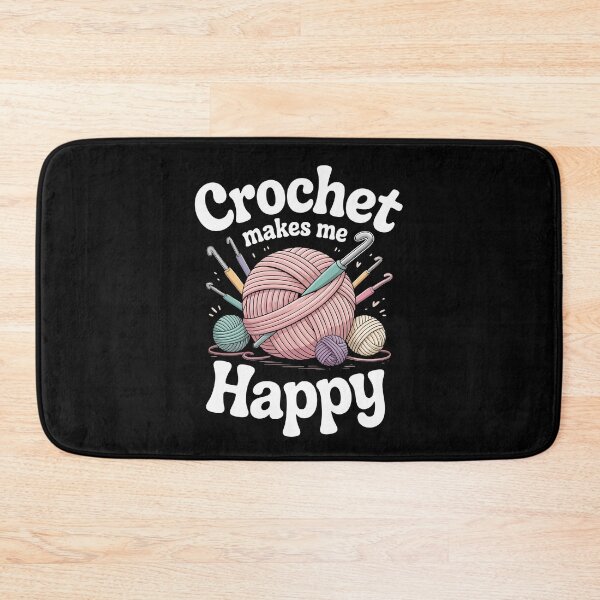 Item preview, Crochet makes me happy designed and sold by jkrphoto.