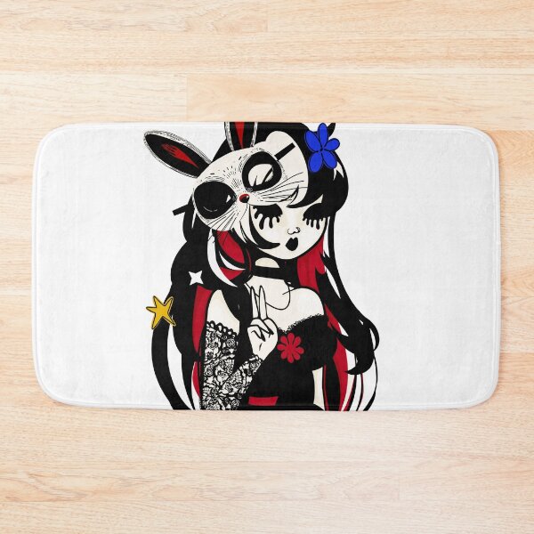 Item preview, Girl With the Bunny Mask designed and sold by VOKED.