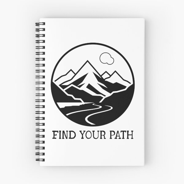 Item preview, Find Your Path Mountain Adventure – Outdoor Hiking Nature Design designed and sold by AM.87.