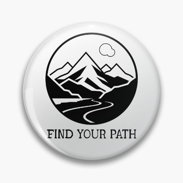 Item preview, Find Your Path Mountain Adventure – Outdoor Hiking Nature Design designed and sold by AM.87.
