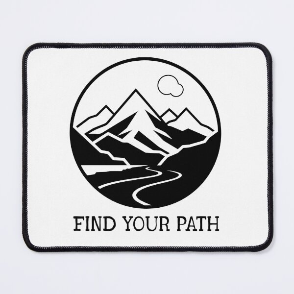 Item preview, Find Your Path Mountain Adventure – Outdoor Hiking Nature Design designed and sold by AM.87.