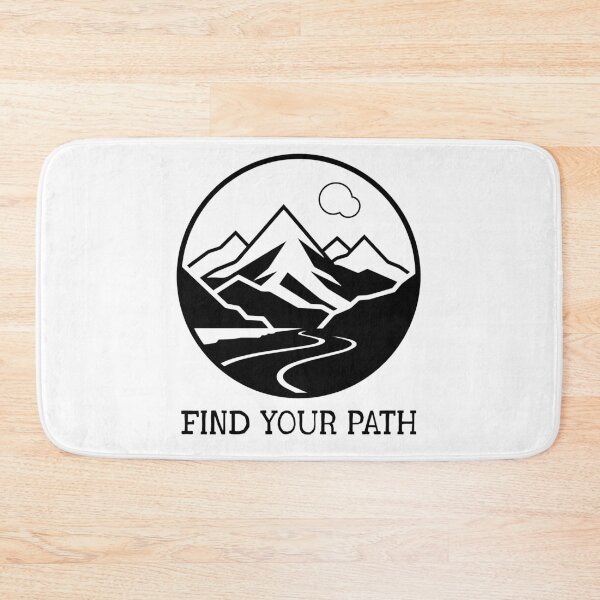 Item preview, Find Your Path Mountain Adventure – Outdoor Hiking Nature Design designed and sold by AM.87.