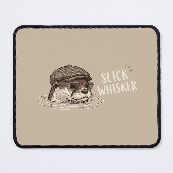 Item preview, Slick Whisker Cool Otter designed and sold by Amir Faysal.