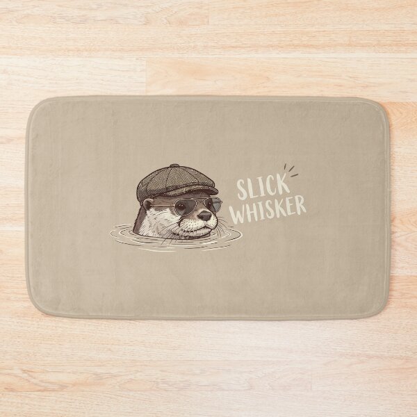 Item preview, Slick Whisker Cool Otter designed and sold by Amir Faysal.