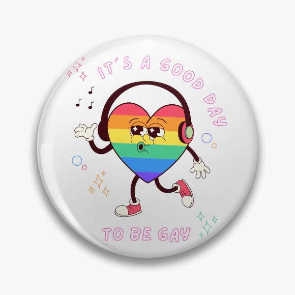 Item preview, It's A Good Day To Be Gay | Cute Rainbow Pride Heart Design designed and sold by romelleworks.