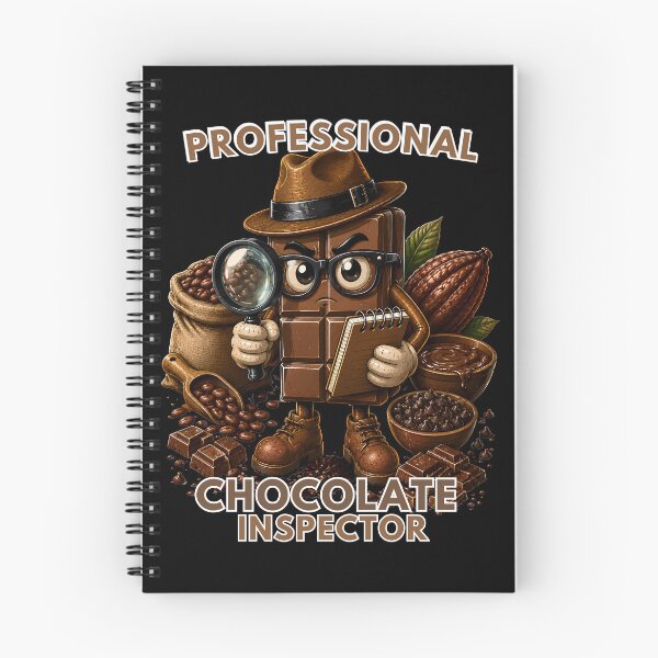 Item preview, Professional Chocolate Inspector – Funny Chocolate Lover Detective Design designed and sold by PXEpic.