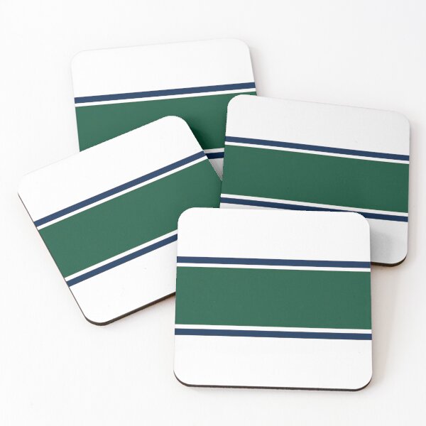 Item preview, Green and blue horizontal and vertical line design designed and sold by P2Genies.